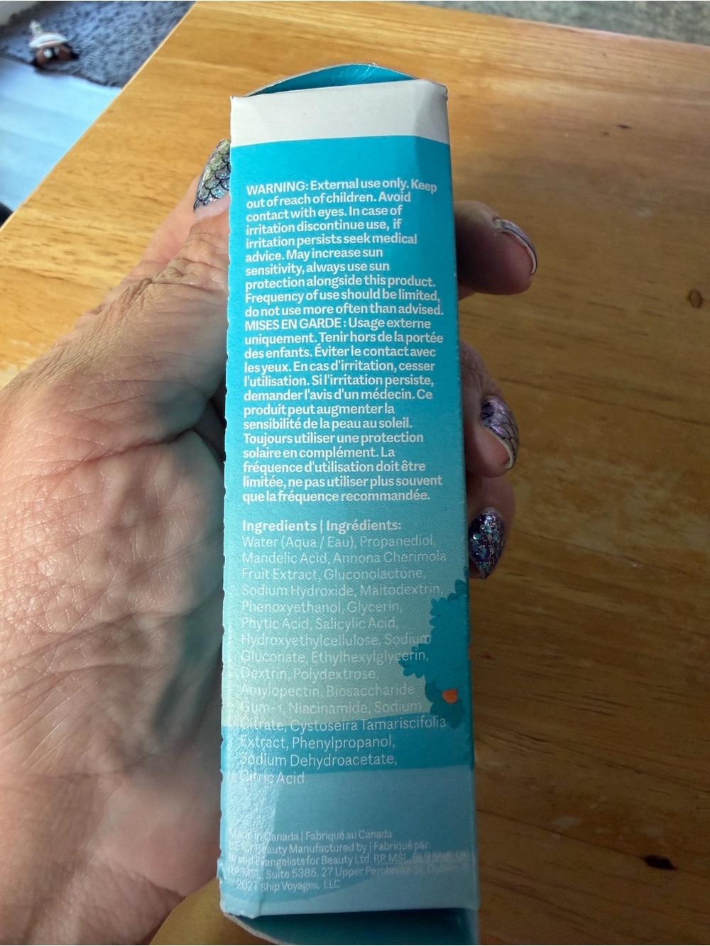Selfless by Hyram Mandelic Acid & Rice Bran Gentle Exfoliating Serum - Blue - Picture 4 of 4
